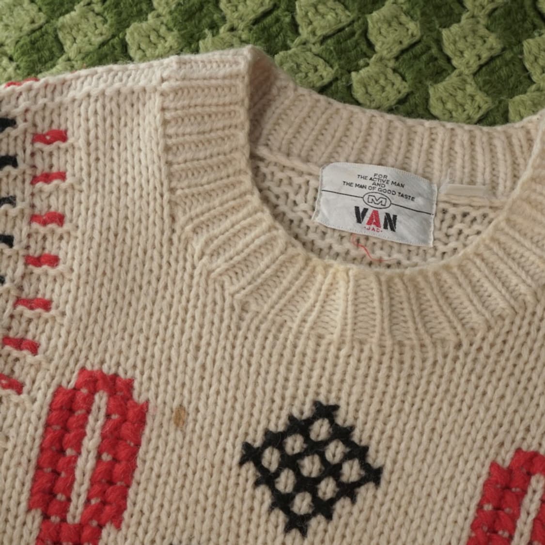 Van Jac 빈티지 패턴 니트 상품이미지8
