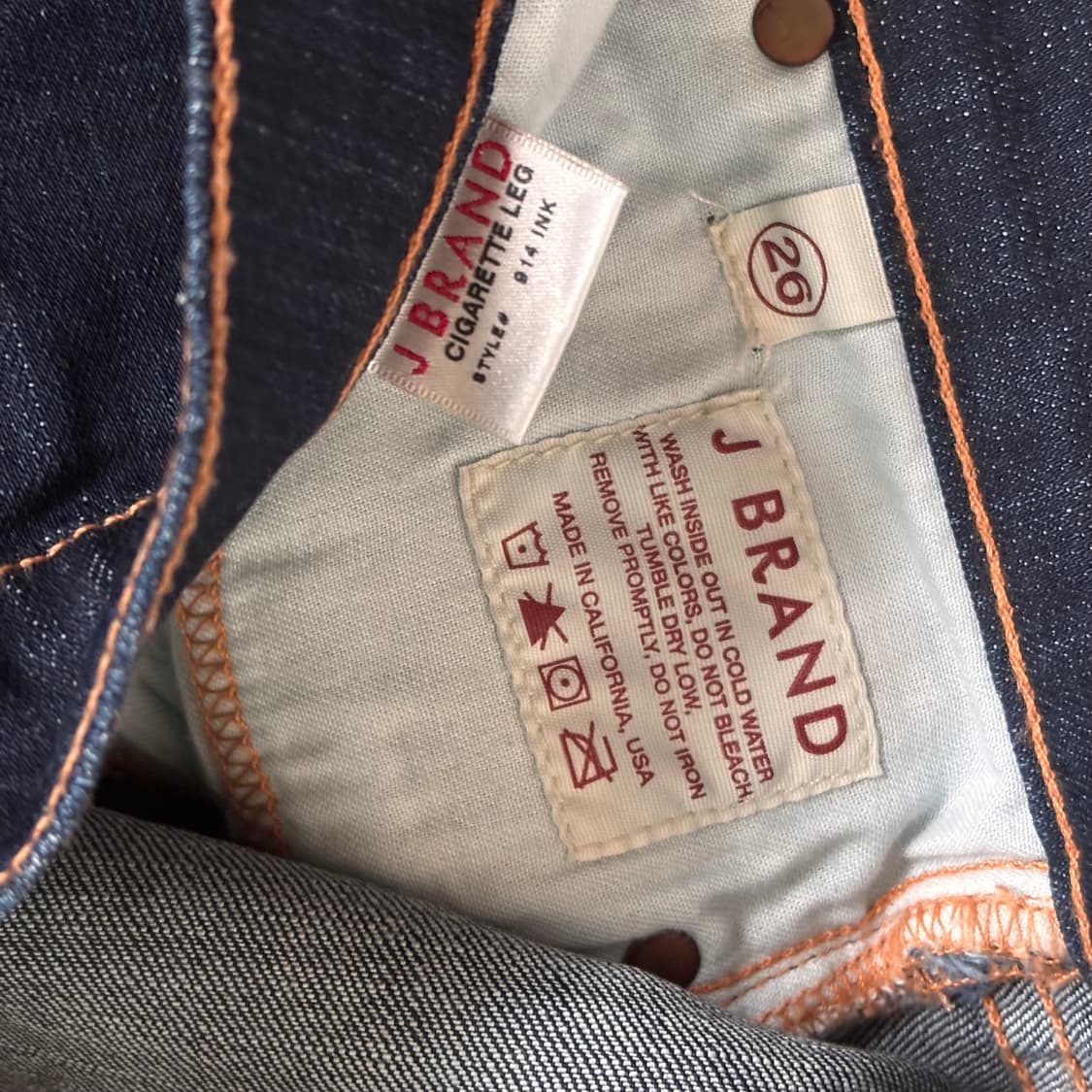J 제이브랜드 26 스판 데님 슬림 일자 청바지 미국 수입 정품 상품이미지7