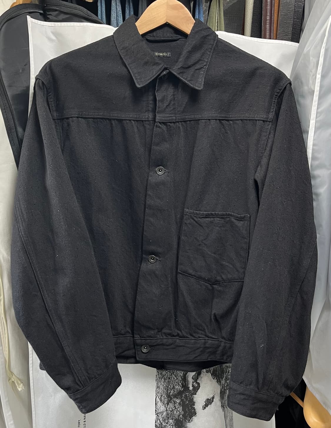 (2,1) 24ss 코모리 데님 셋업  상품이미지2