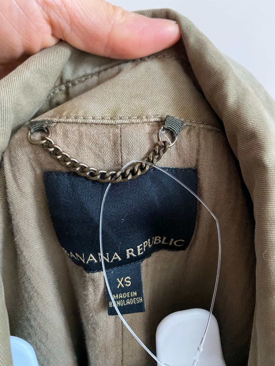 바나나 리퍼블릭 야상 자켓 XS 카키(새상품) 상품이미지5