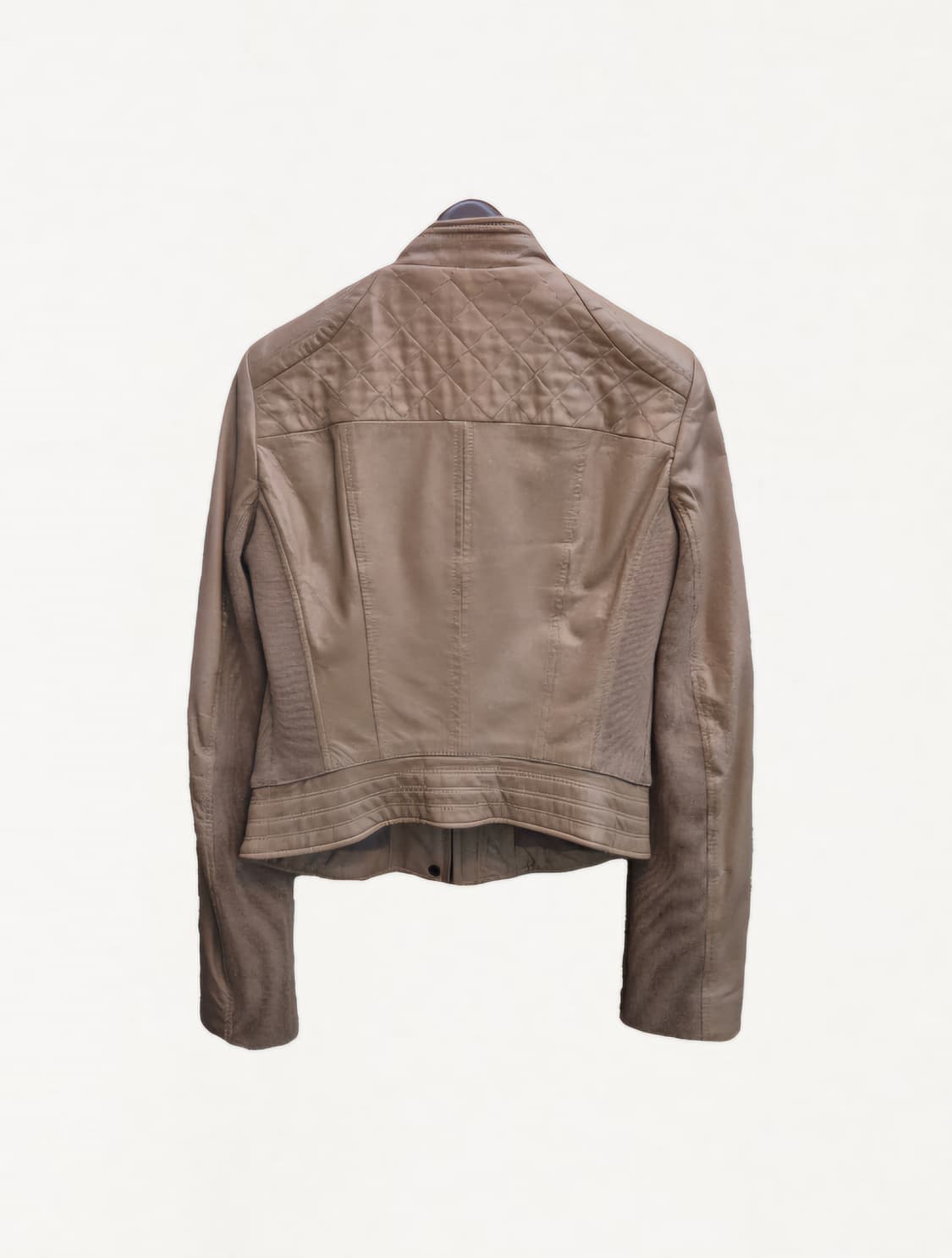 Anne Klein 앤클라인 베이지 가죽 자켓 (양가죽) 상품이미지3