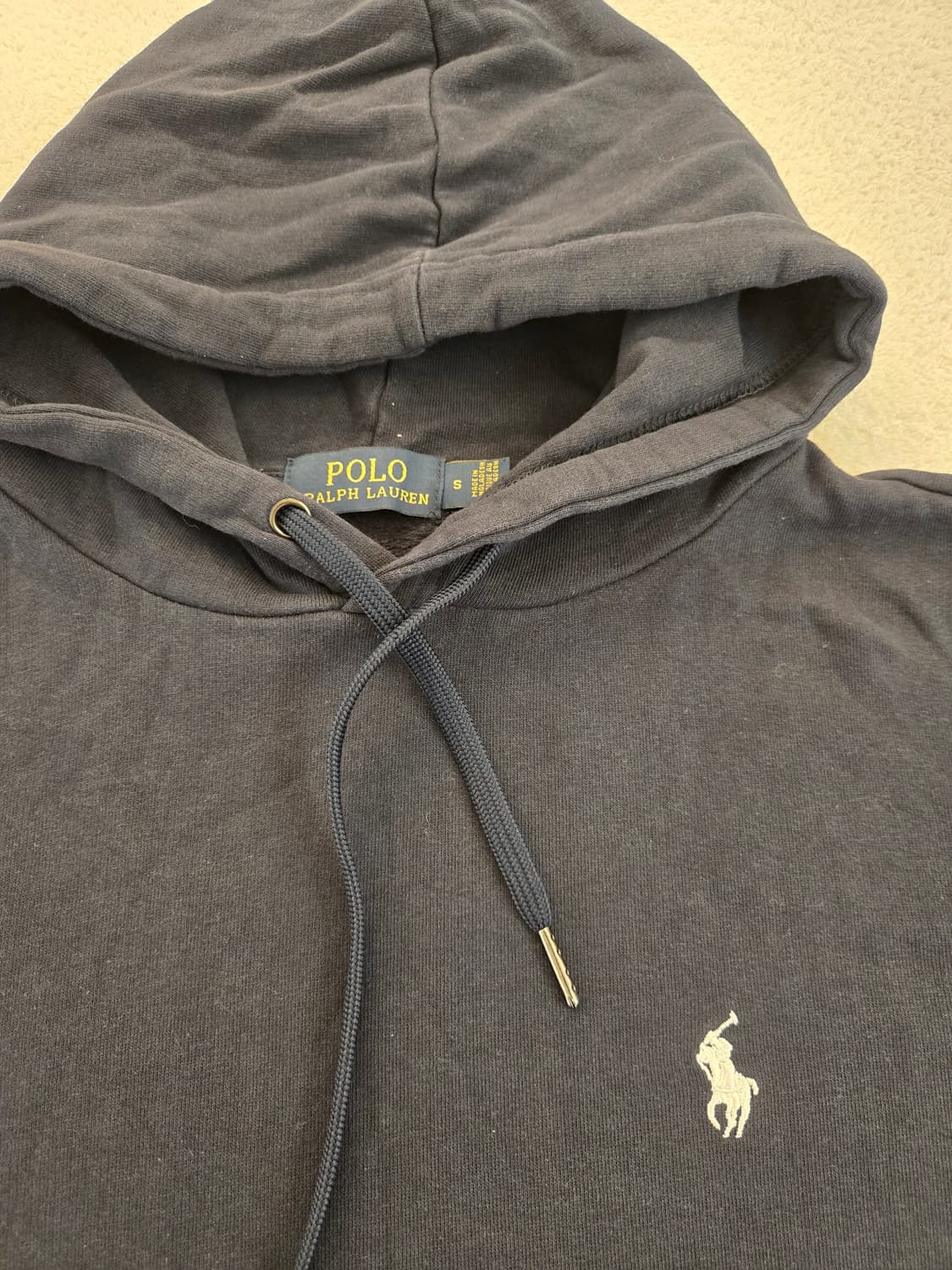 폴로 랄프로렌 네이비 후드티S 상품이미지4