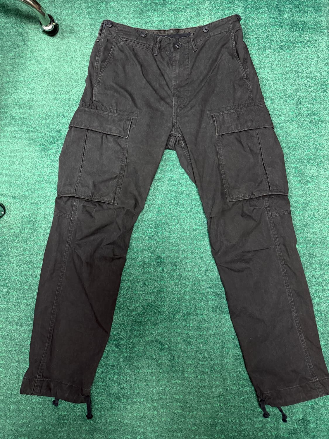 [31x32]더블알엘 rrl 서플라스 카고 팬츠 블랙 상품이미지2