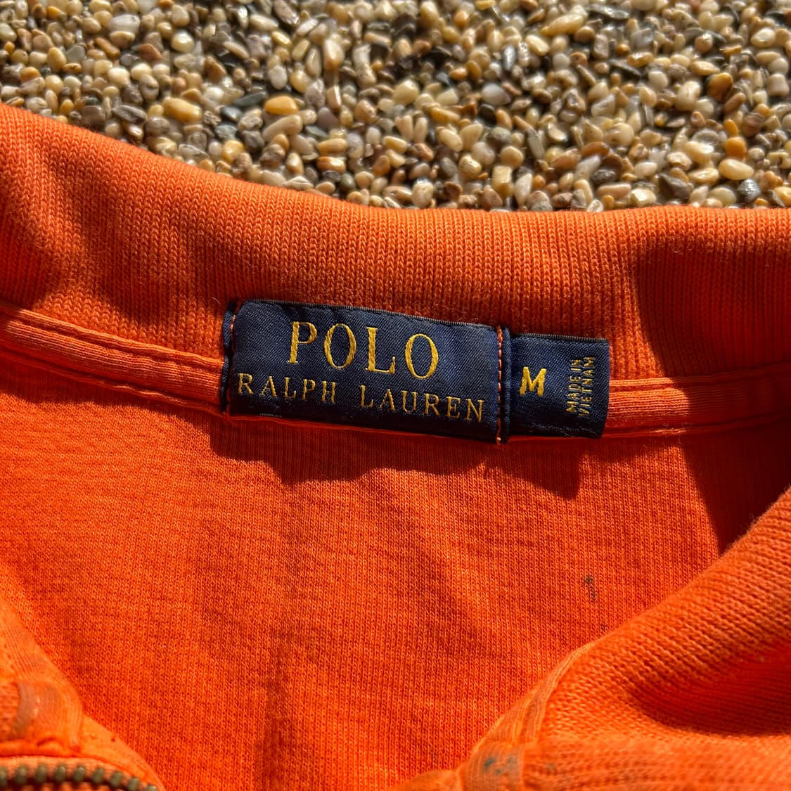 폴로 랄프로렌 오렌지 반집업 니트 상품이미지4