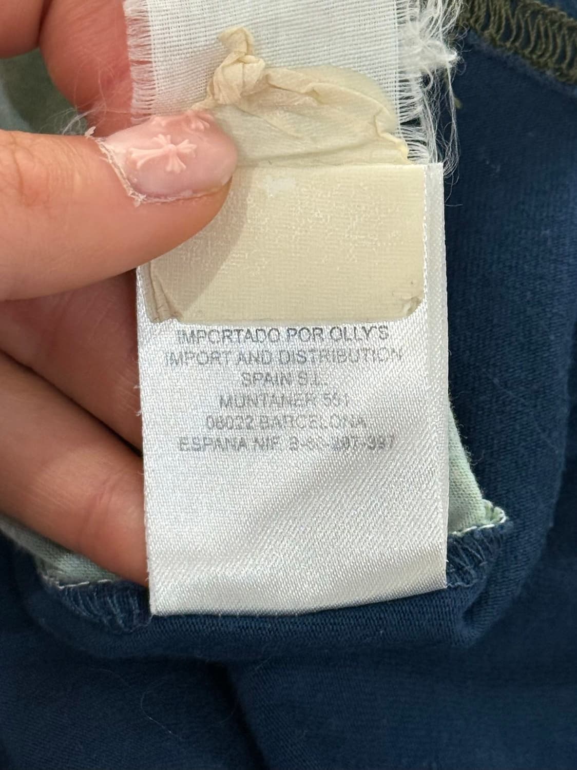 오일릴리 올리브 블루 그래픽 롱 슬리브 상품이미지10