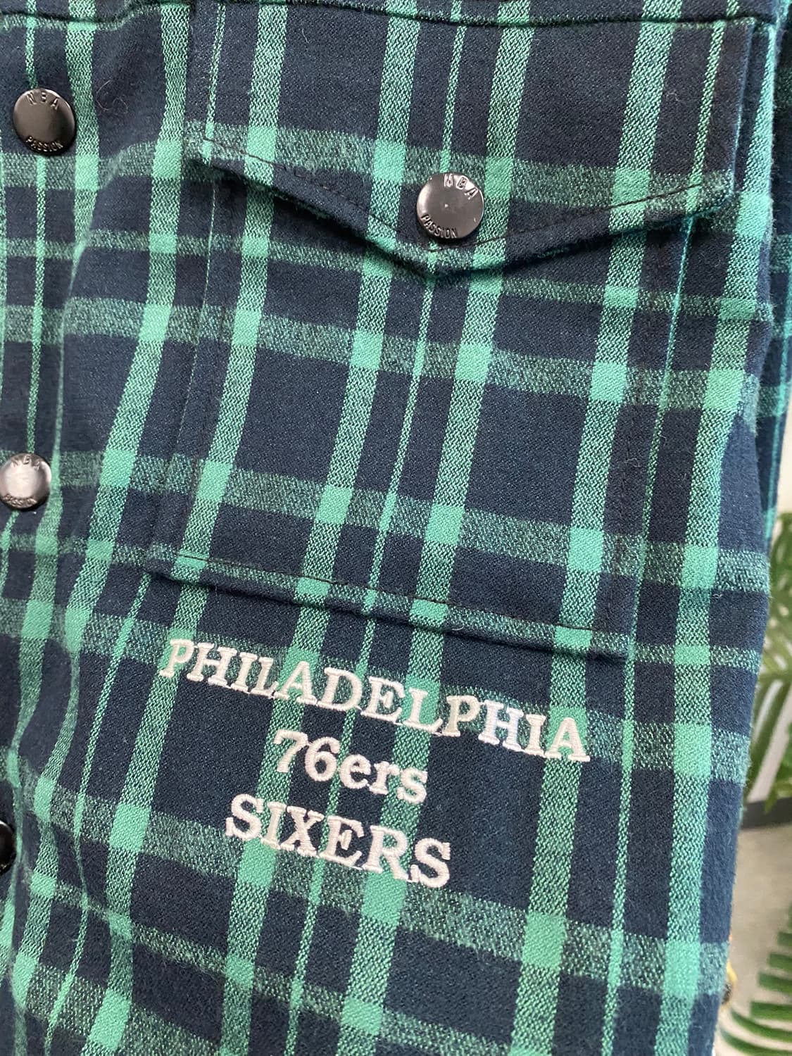 [L]NBA 체크셔츠 자켓 상품이미지3