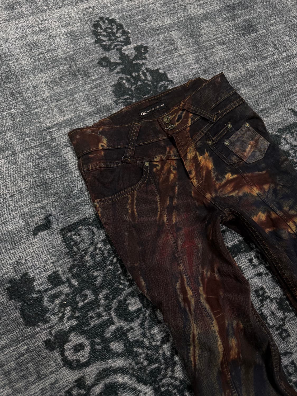 Climax jeans 00s dyed washing boots cut  상품이미지3