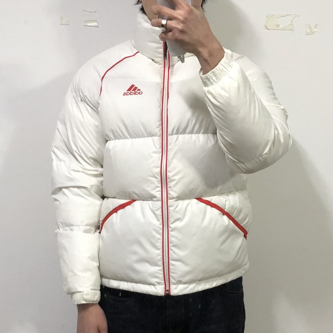 아디다스 화이트 패딩 상품이미지3