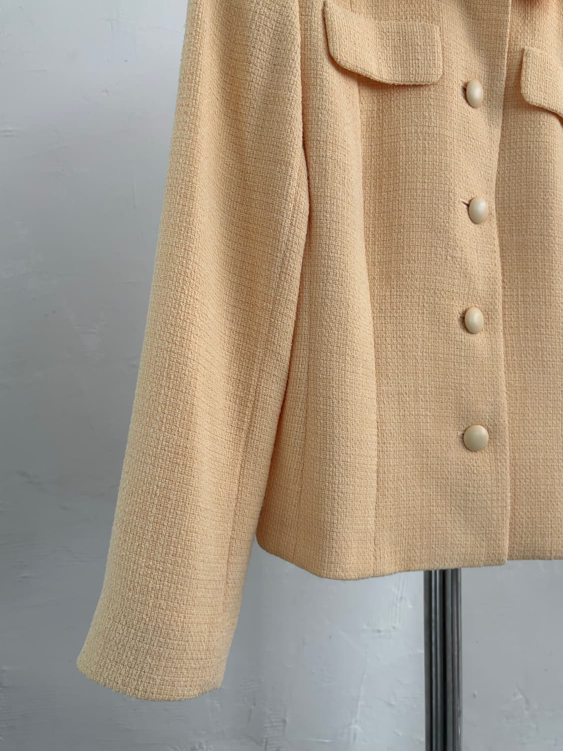 Balenciaga 발렌시아가 90s 옐로우 트위드 셋업 상품이미지4