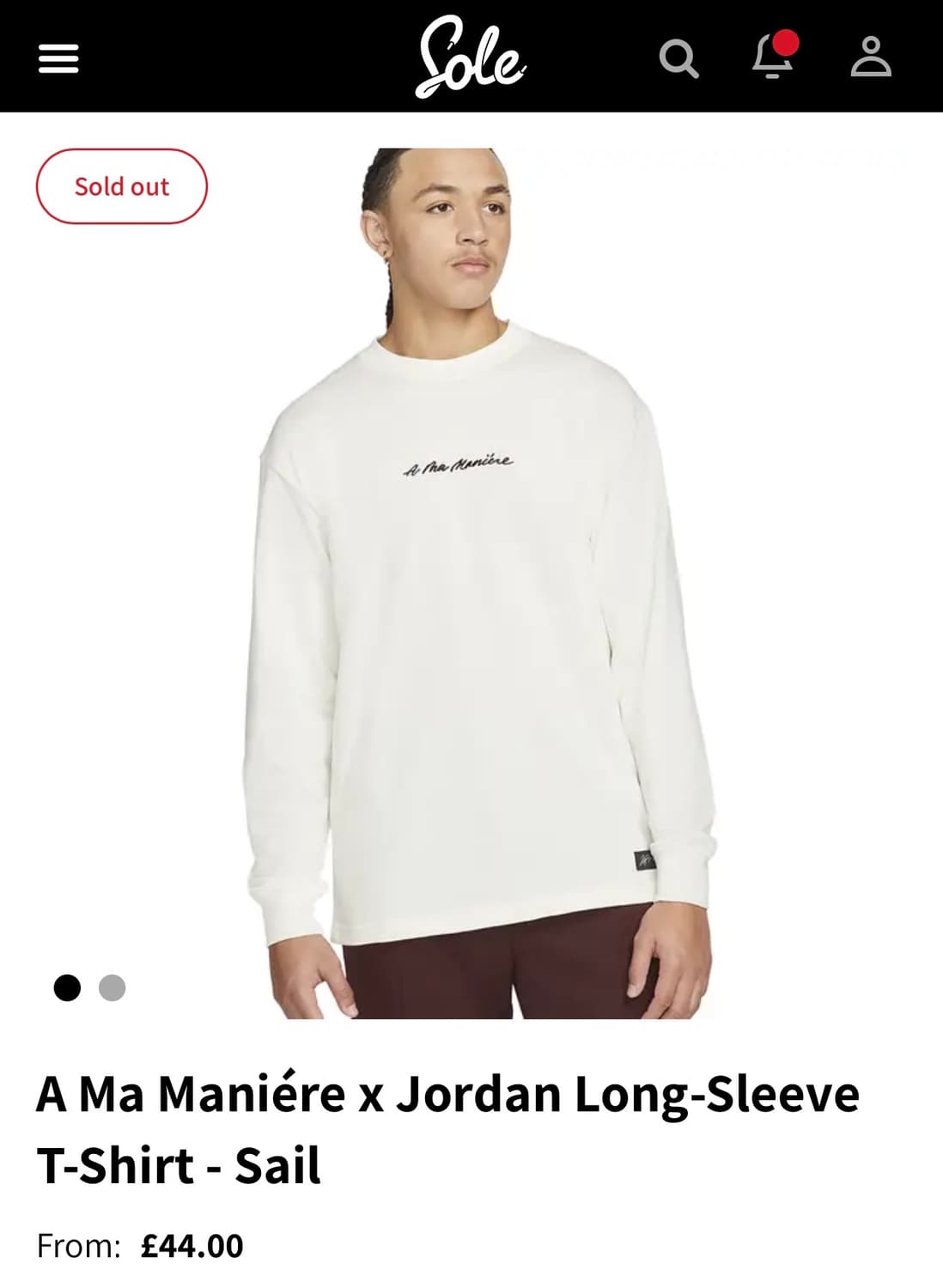 Jordan Airness by A MA MANIÉRE 긴팔티 상품이미지6