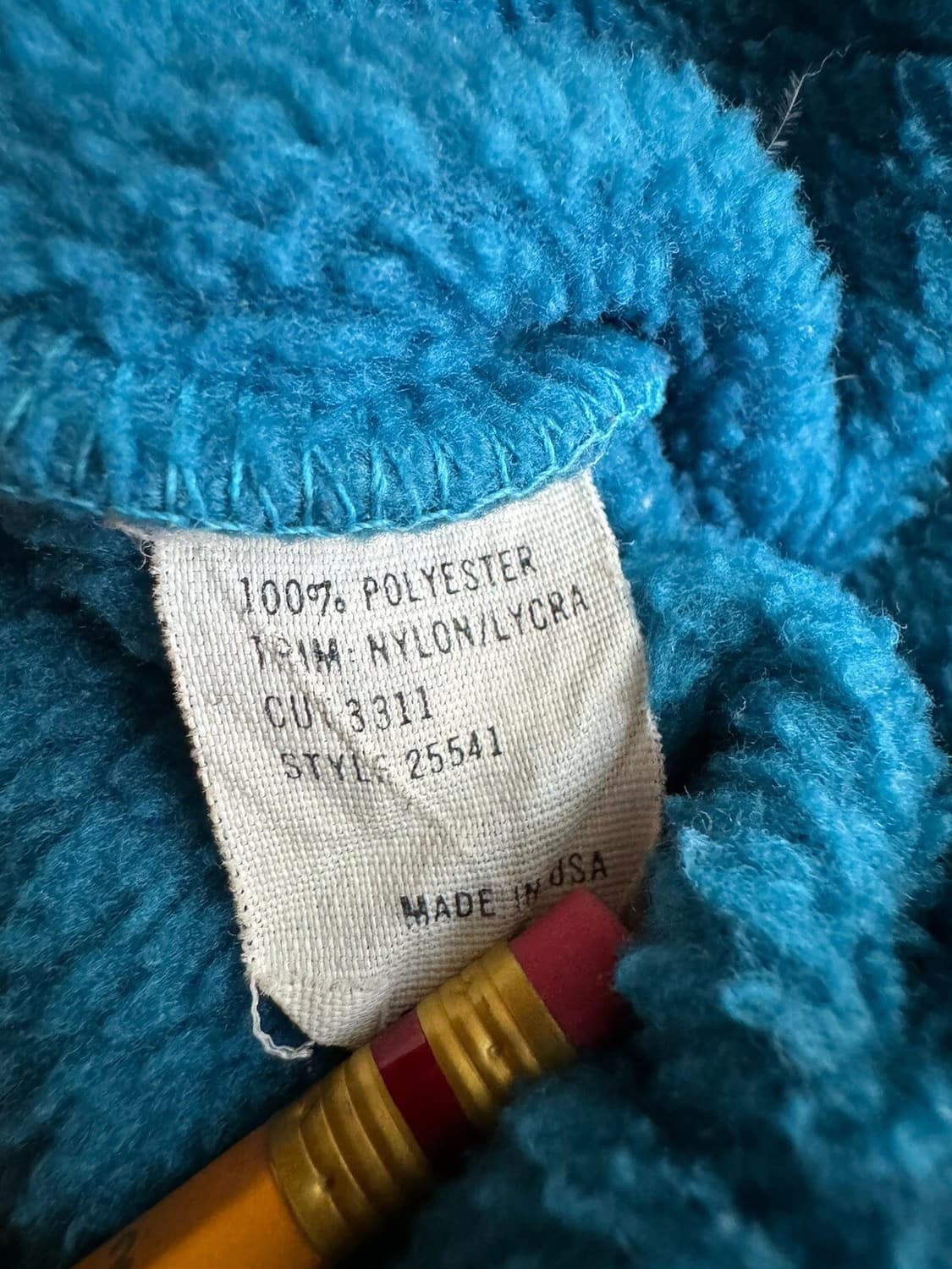 80s 파타고니아 신칠라 스냅-T 블루/퍼플 USA 상품이미지6