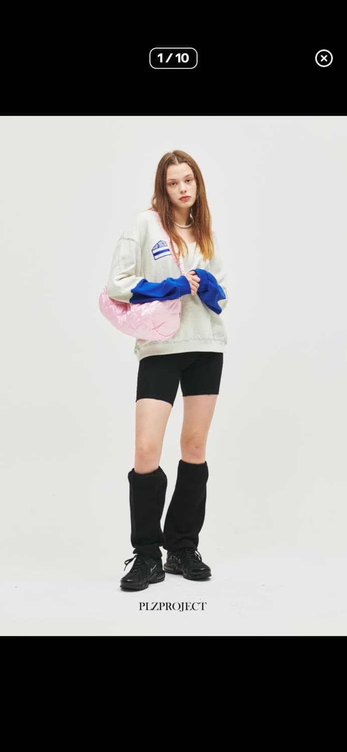 플리즈프로젝트 퀄팅백 핑크 상품이미지2