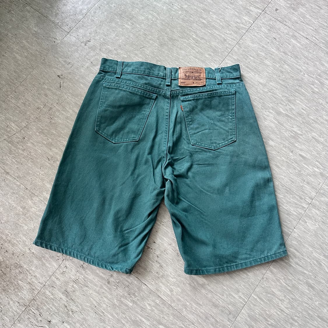 90s 리바이스 550 오렌지탭 숏팬츠 (W36) MADE IN USA 상품이미지6