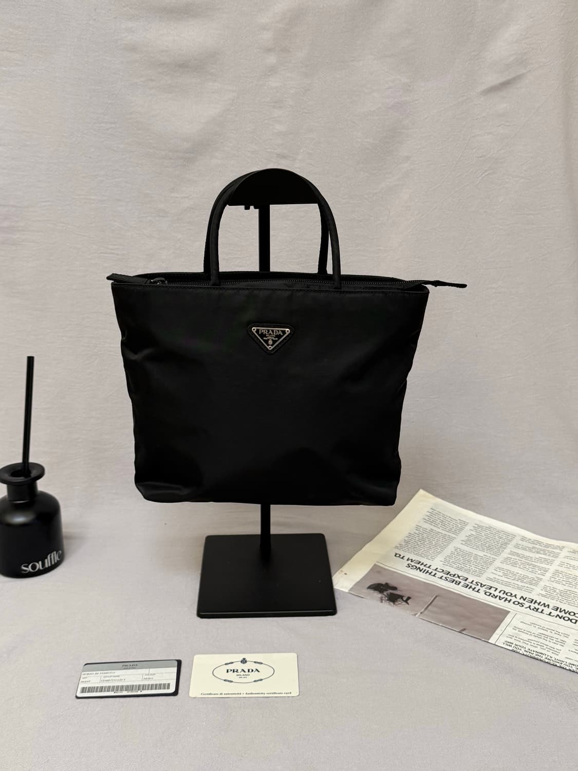 (상태최상)프라다 포코노 나일론 토트백 + 개런티 카드 상품이미지2