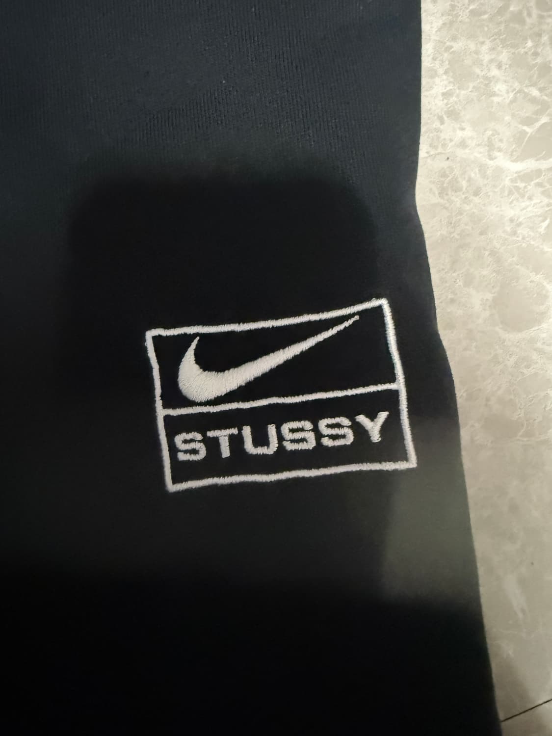 M&S사이즈 나이키 스투시 맨투맨 & 팬츠 블랙 셋업 상품이미지2