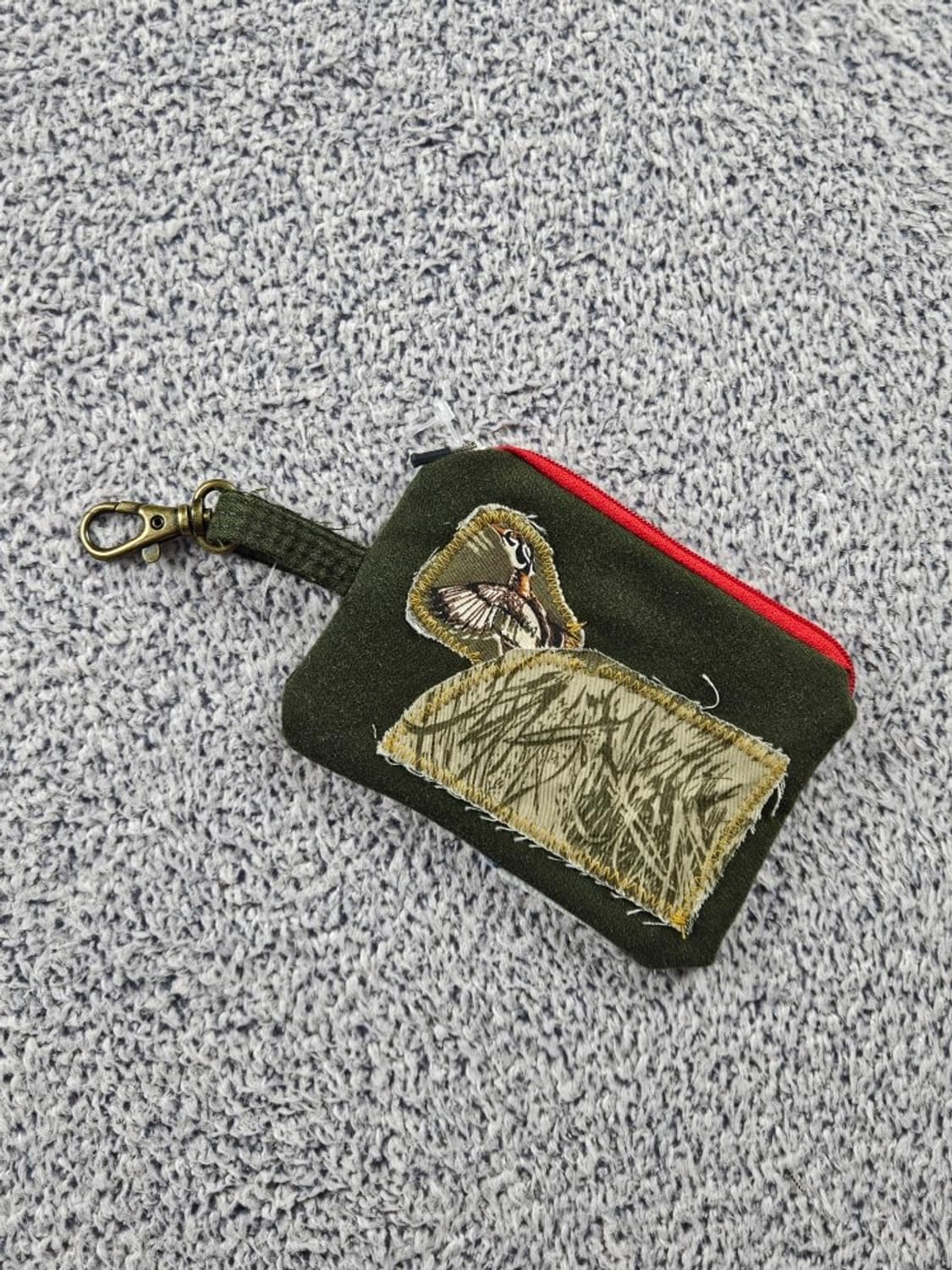 핸드메이드 리워크 커스텀 패치드 키링 월렛 ( 13X10 )/ 10734 상품이미지1