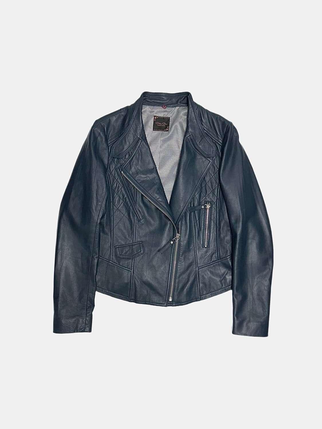 city gee 씨티지 이태리 양가죽 라이더 자켓 상품이미지2