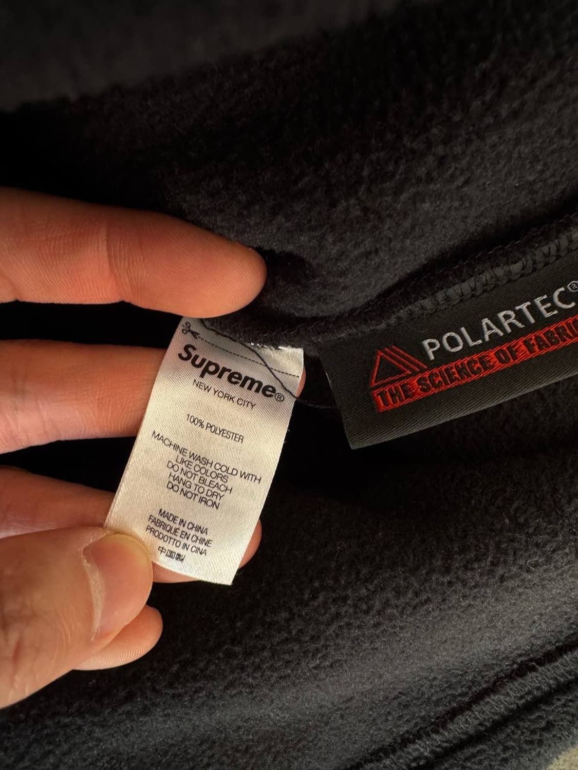 2020 F/W Supreme polartec half zip pullo 상품이미지4