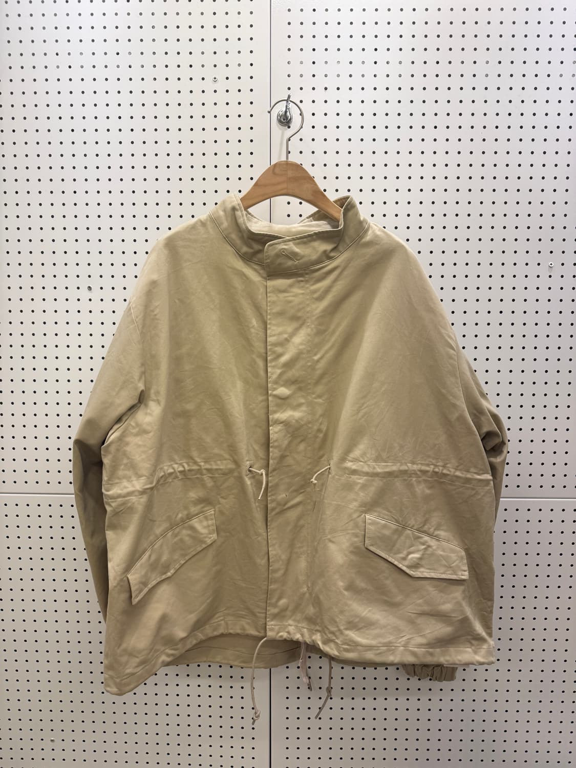 라퍼지스토어 베이지 하이넥 필드 자켓 U833 상품이미지2