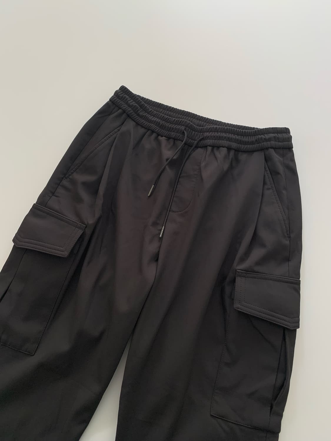 일꼬르소 기모 카고 밴딩 바지 상품이미지3