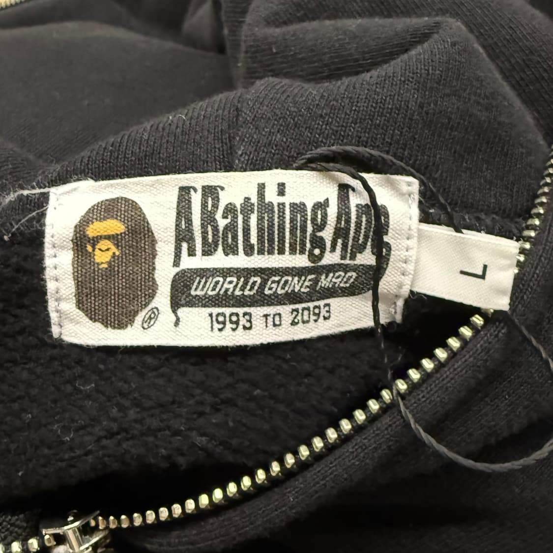 베이프 블랙 타이거 호랑이 풀 후드 집업 상품이미지6