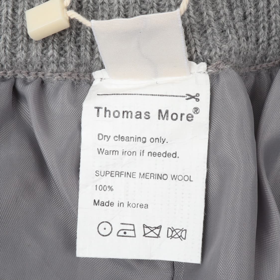 토마스모어 그레이 메리노울 니트 팬츠 상품이미지9