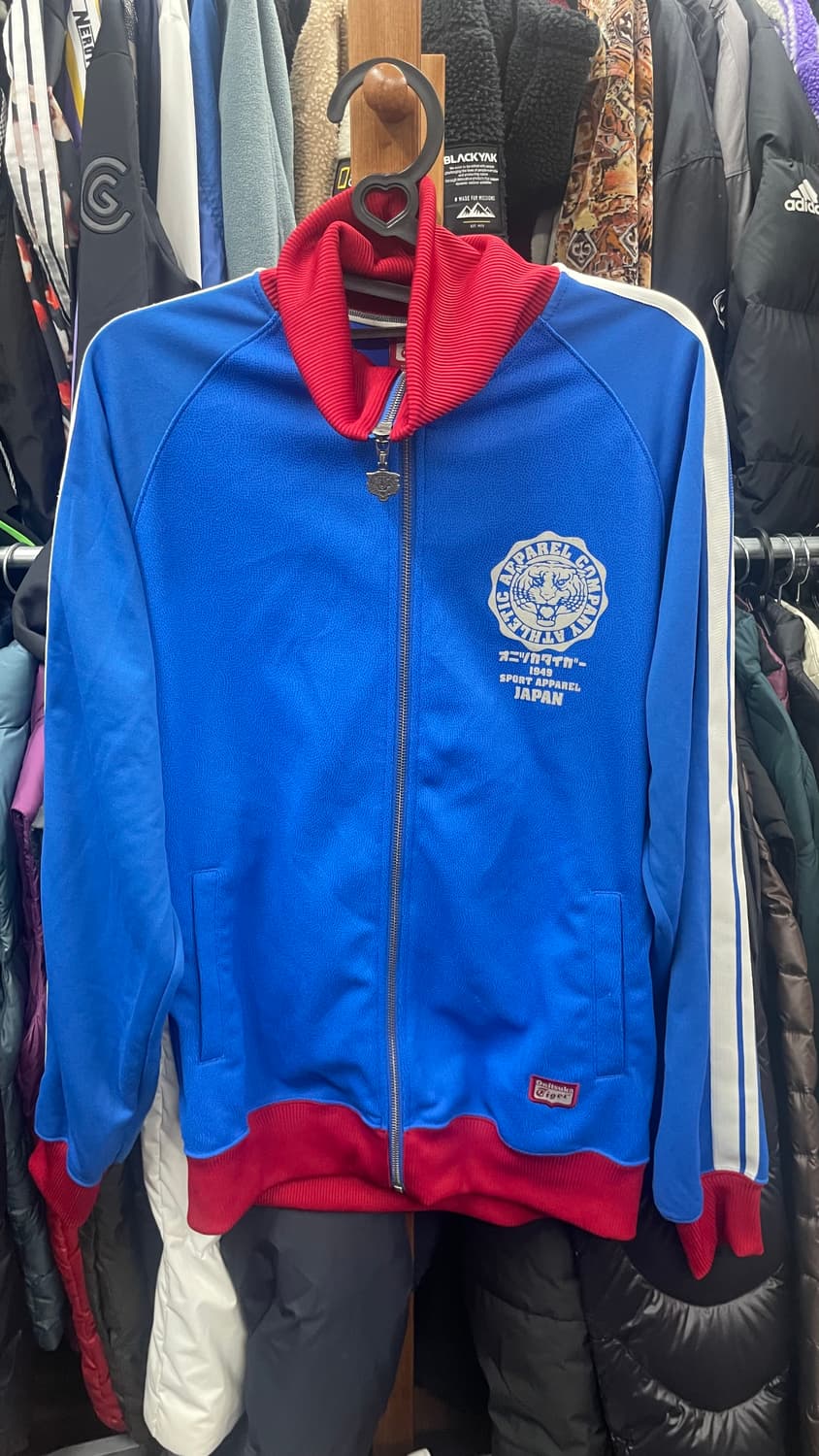 오니츠카타이거 블루 레드 트랙 자켓L 상품이미지1