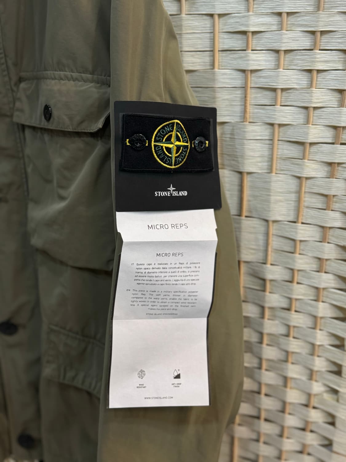 95 정품 스톤아일랜드 마이클롭스  바막 야상자켓 팝니다 상품이미지3