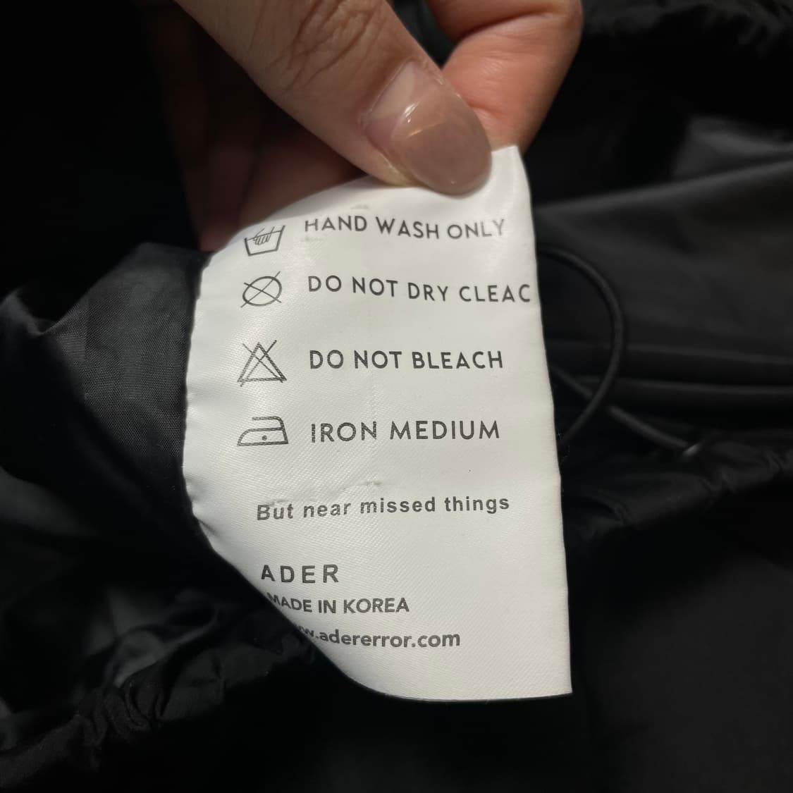 아더에러 블랙 구스다운 패딩 A2 상품이미지9