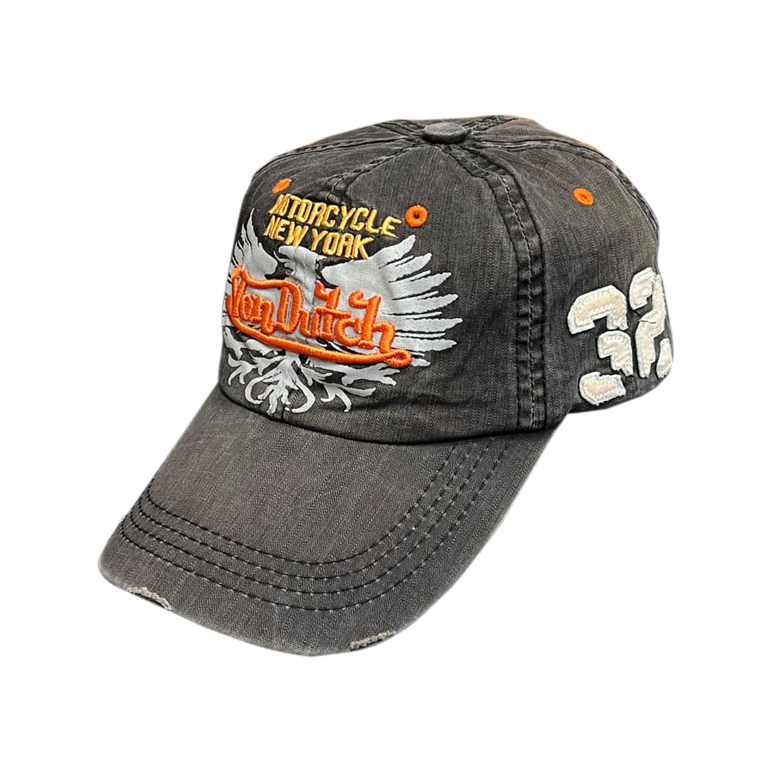 본더치 뉴욕 모터사이클 윙로고 빈티지 볼캡 모자 상품이미지1