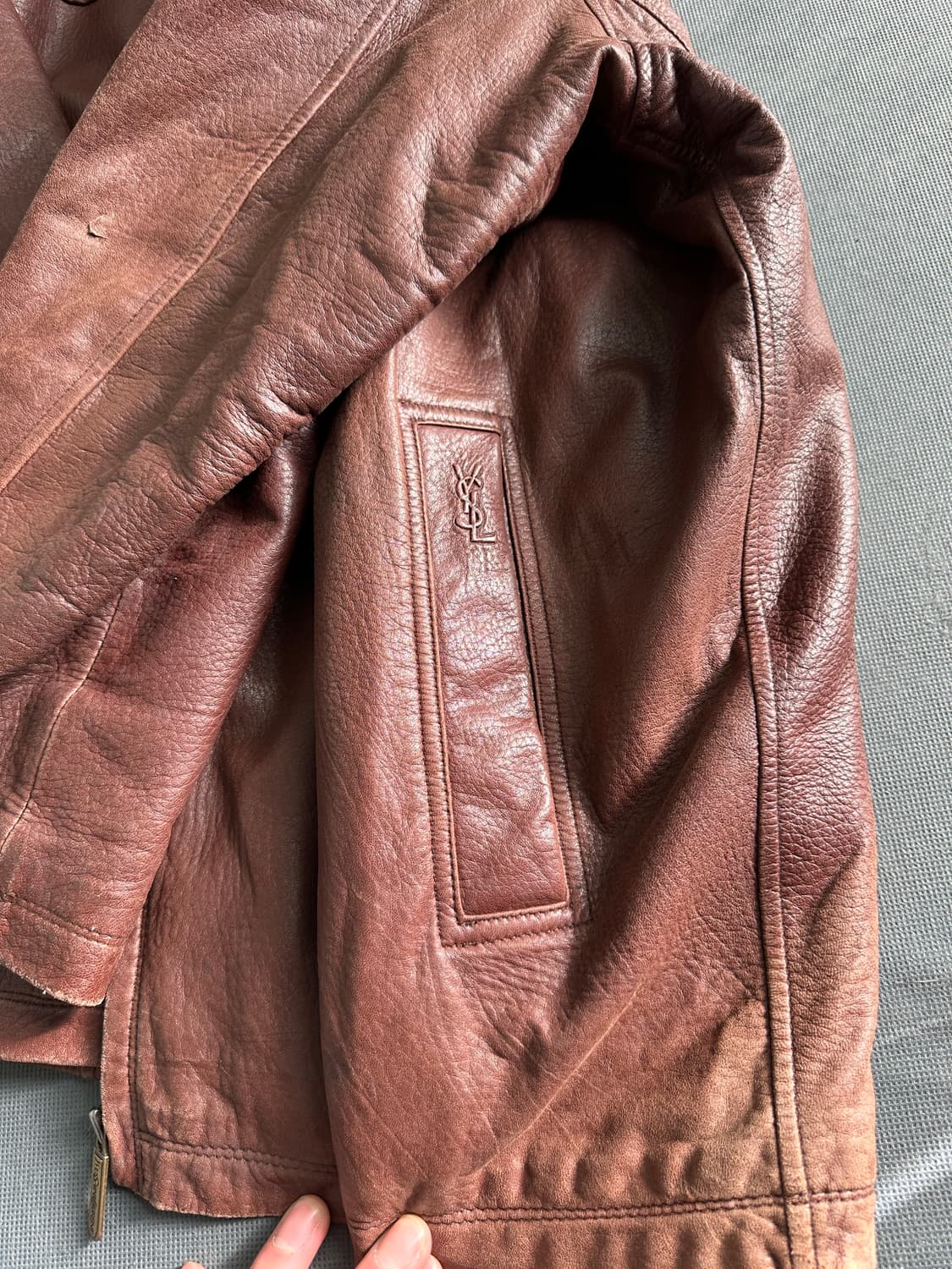 입생로랭 양가죽 자켓 100 상품이미지7