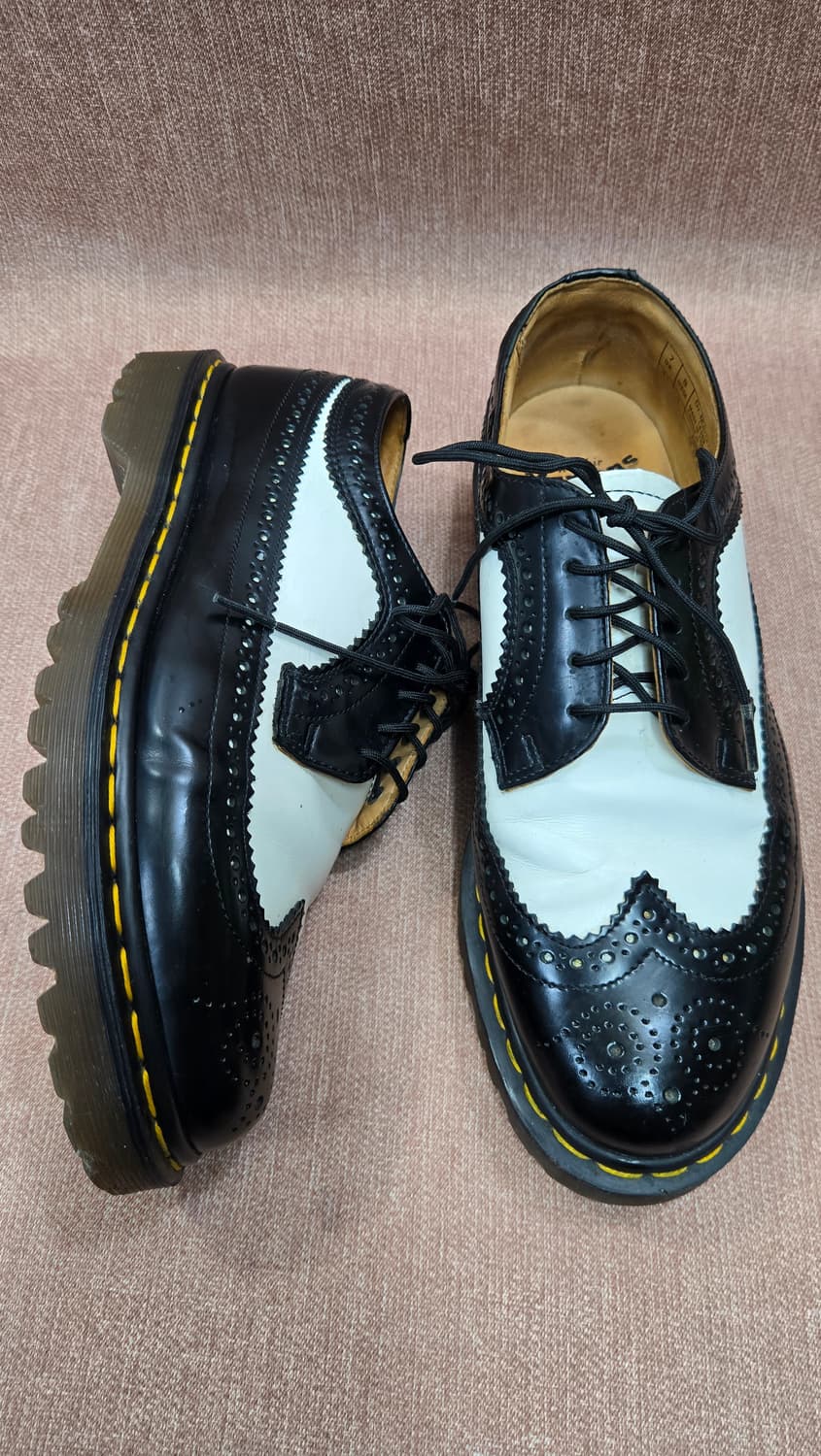 닥터마틴 260mm- UK7  미키마우스 윙팁 3989 로퍼 윙팁 구두 상품이미지1