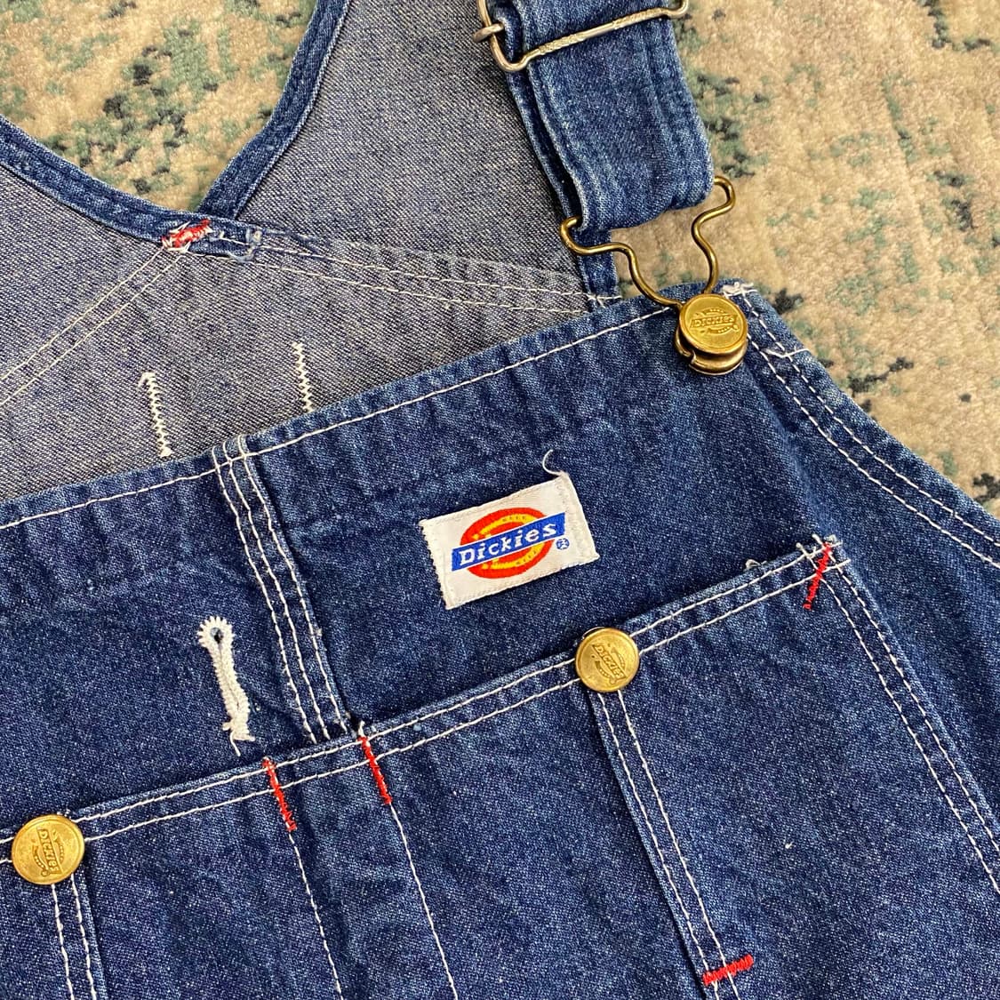 디키즈 진청 데님 오버롤 상품이미지4