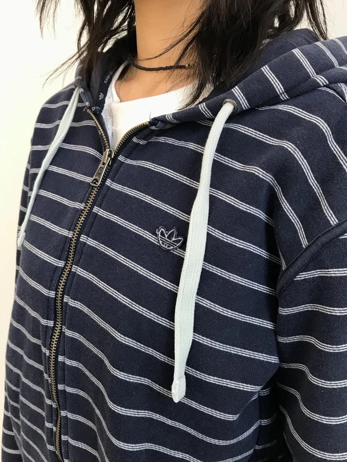Adidas Trefoil Stripe Zip Hoodie 상품이미지3