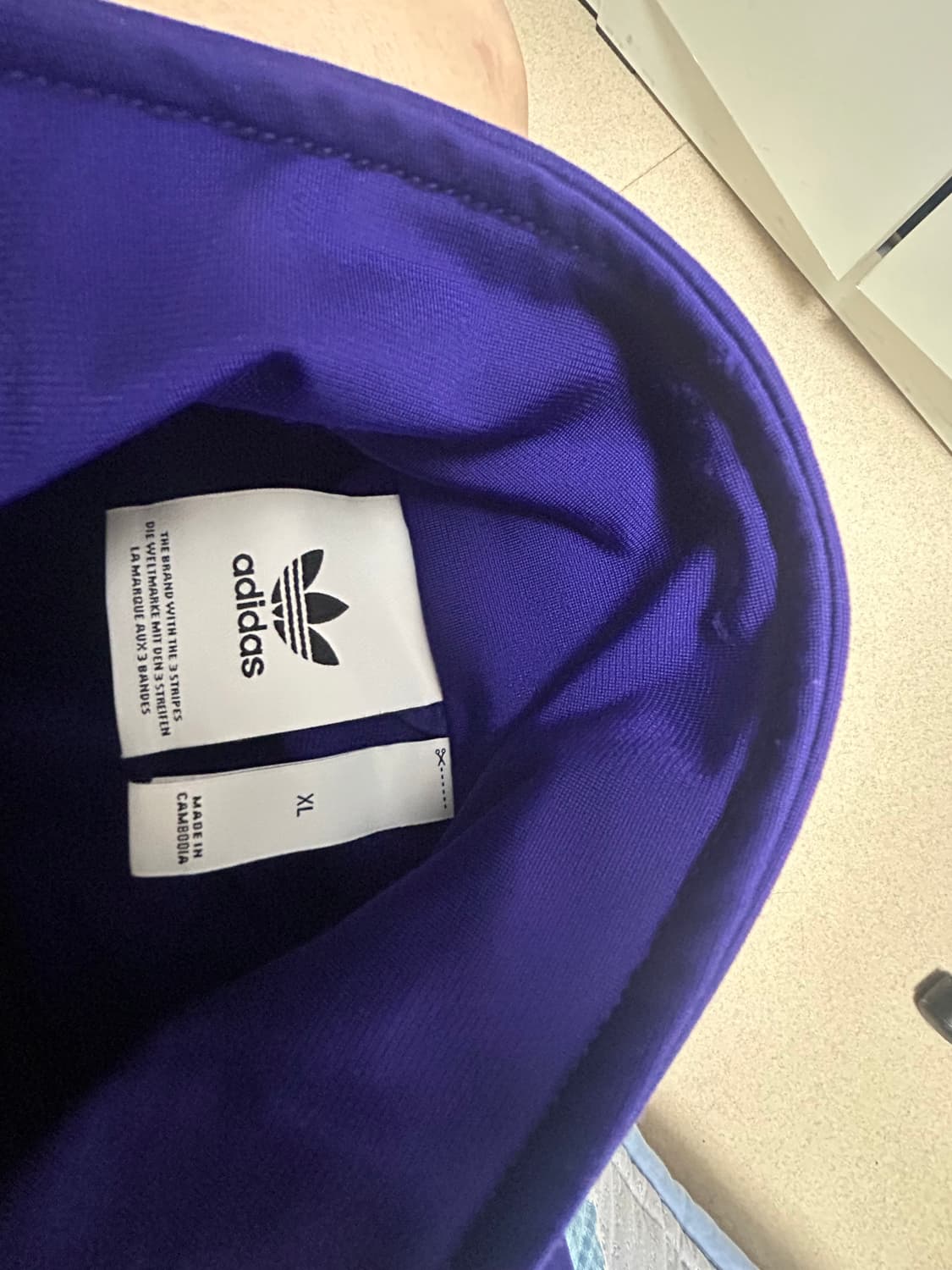 아디다스 져지 퍼플 XL 상품이미지3