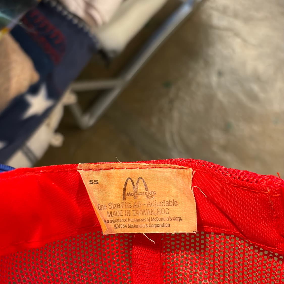 96s Made in USA 빈티지 맥도날드 올림픽 트러커 매쉬 볼캡 상품이미지8