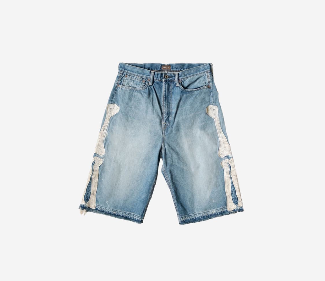 캐피탈 본 데님 쇼츠 상품이미지1