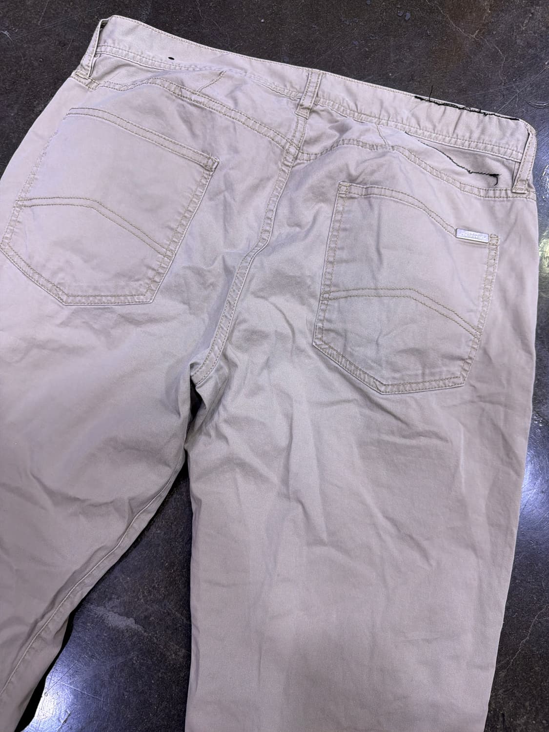 아르마니 익스체인지 스트레이트핏 캐쥬얼 치노팬츠 베이지 34 상품이미지6