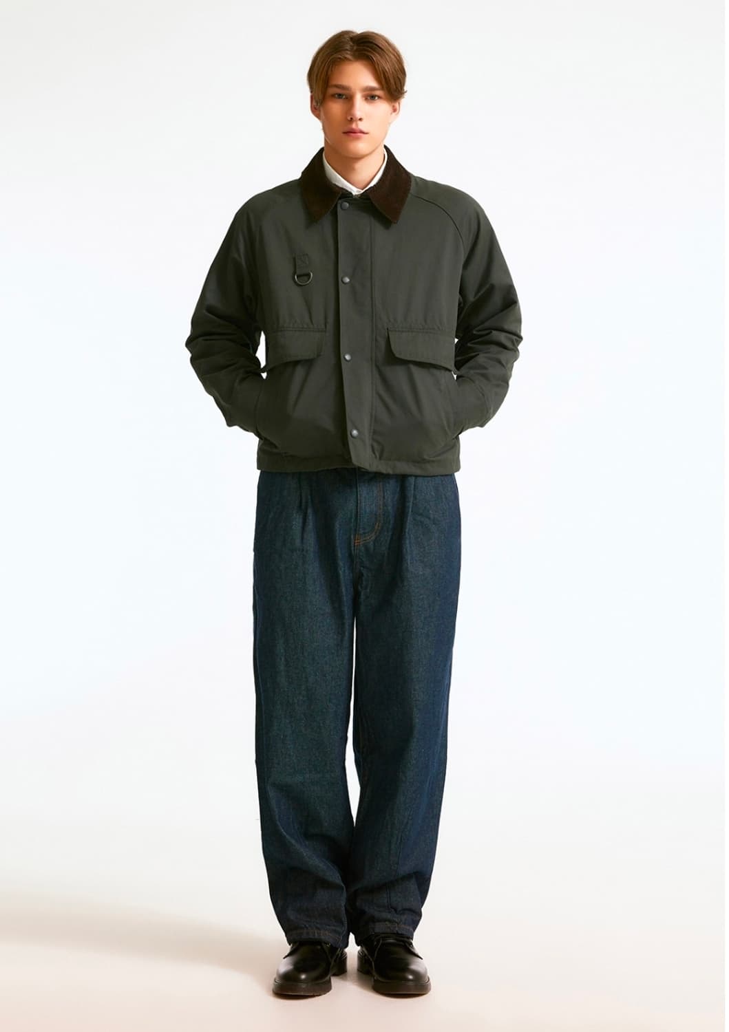 후아유 22ss 벌룬핏 와이드 핀턱 데님팬츠 32sizd 상품이미지2