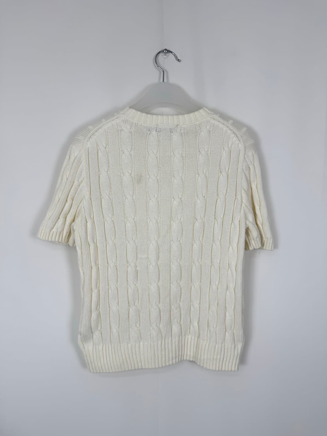 b135) 폴로랄프로렌 하트로고 케이블 반팔니트 상품이미지5