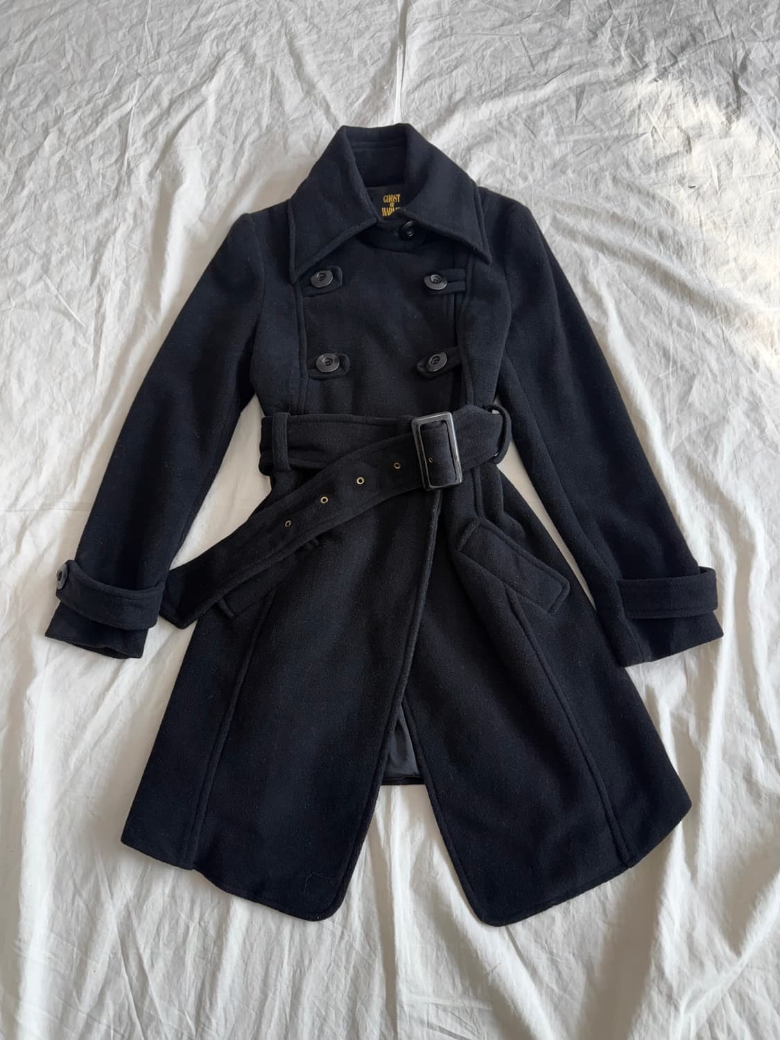 고스트오브할렘 고스로리 펑크 락시크 울 코트 상품이미지1