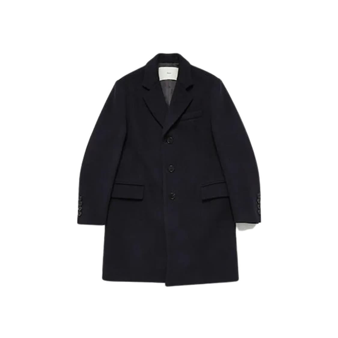 던스트 유니섹스 에센셜 울 싱글 코트 프렌치 네이비 상품이미지4