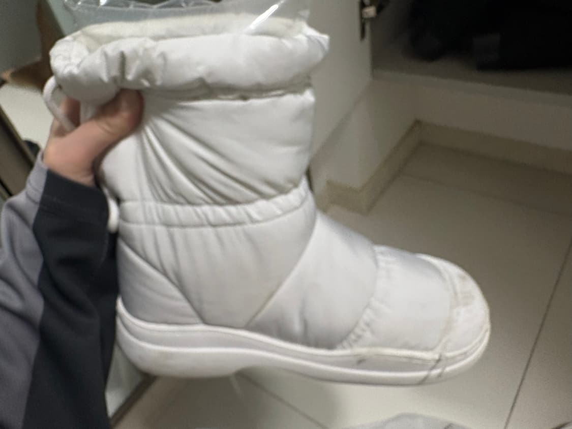 (W) 락피쉬웨더웨어 헤이든 미들 퍼프 패딩 부츠 화이트 (250) 상품이미지8