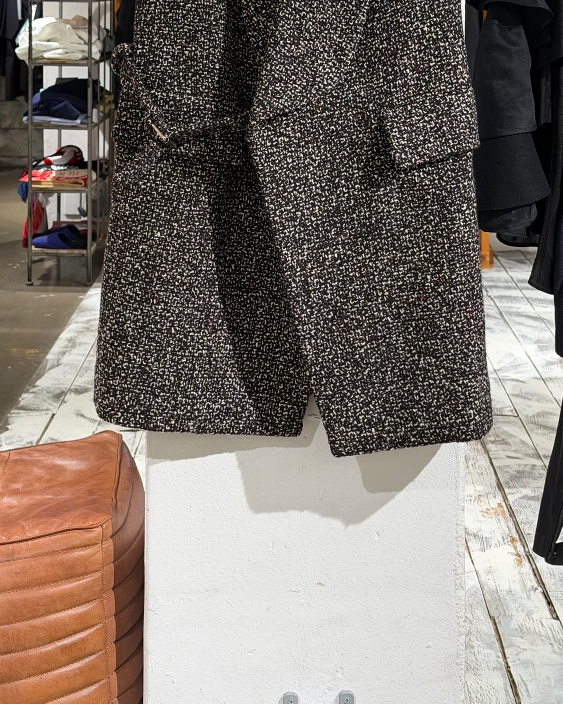 끌로에 멀티컬러 버진울 트위드 슬리브리스 코트 상품이미지5