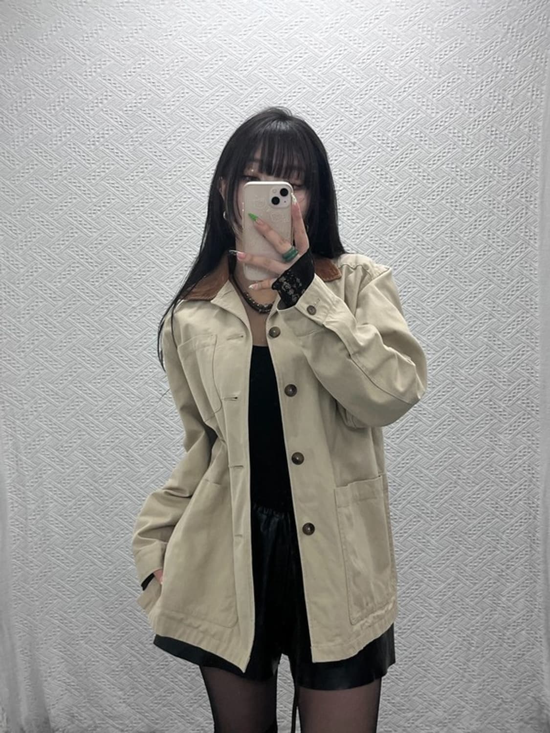 챕스 랄프로렌 오버핏 모호크 헌팅 워크 자켓 M C09016 상품이미지1