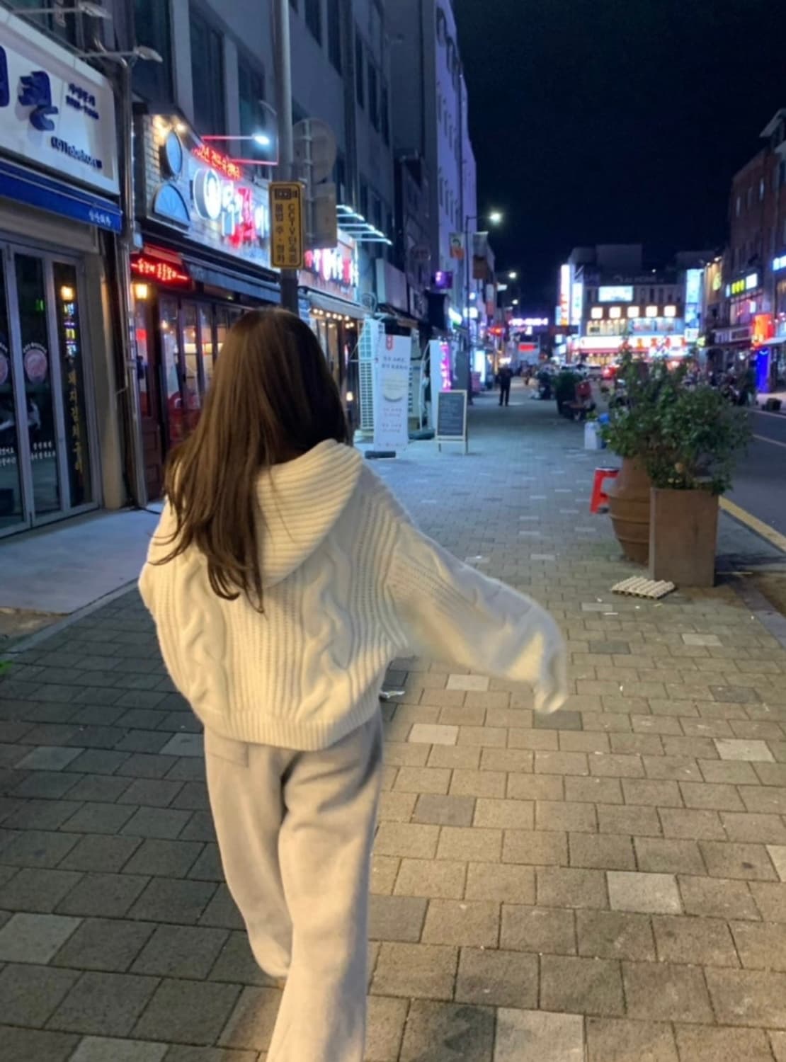 (새상품)베르니마켓 레이지 니트 후디 상품이미지5