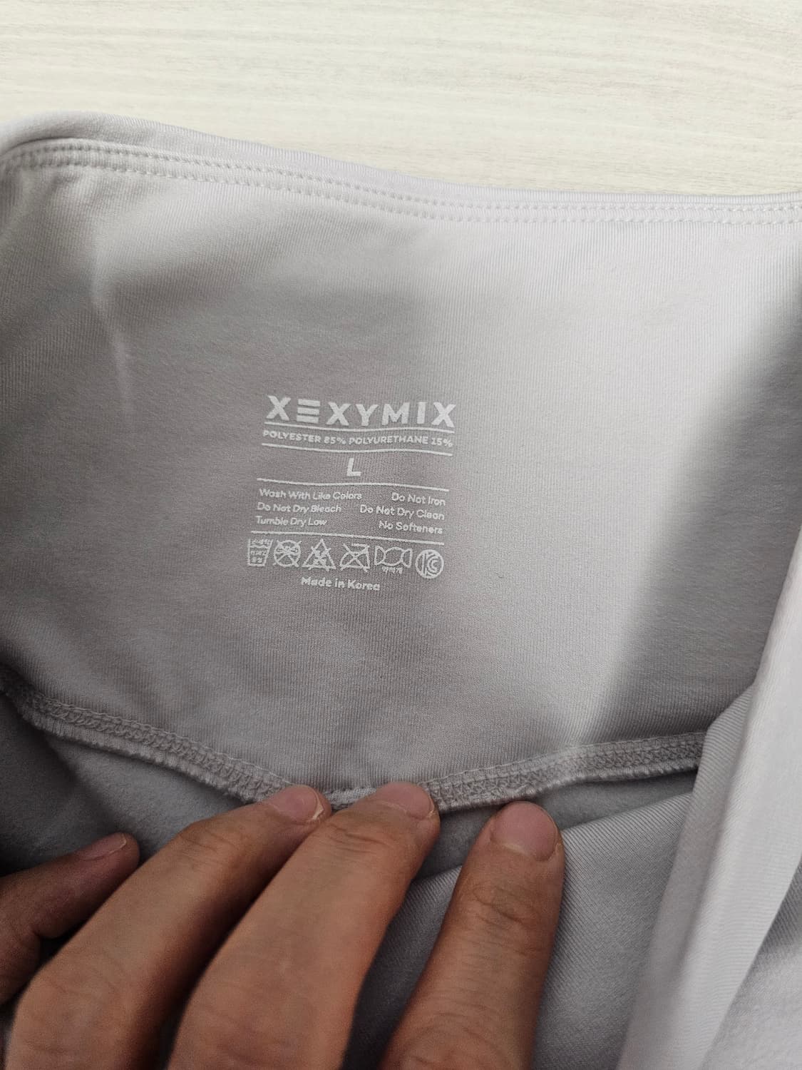 젝시믹스 여성 부츠컷 기모 레깅스 그레이 L 상품이미지3