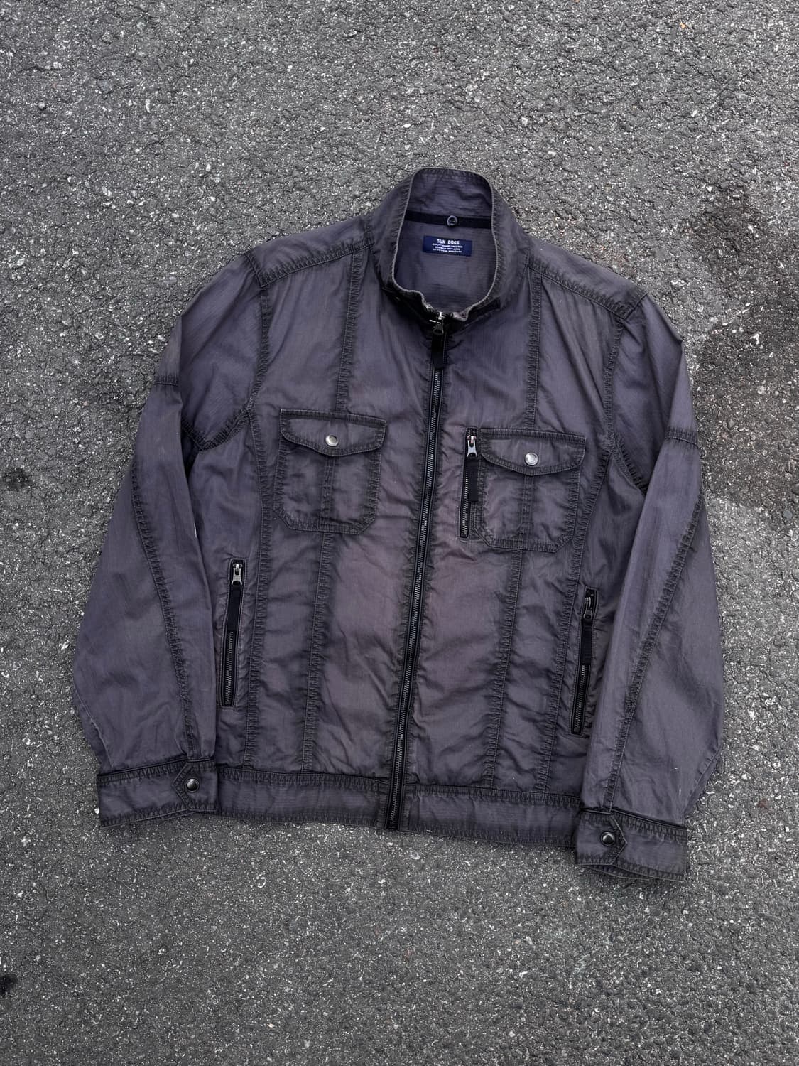 Sun Dogs 가먼트워싱 디테일 자켓  상품이미지1