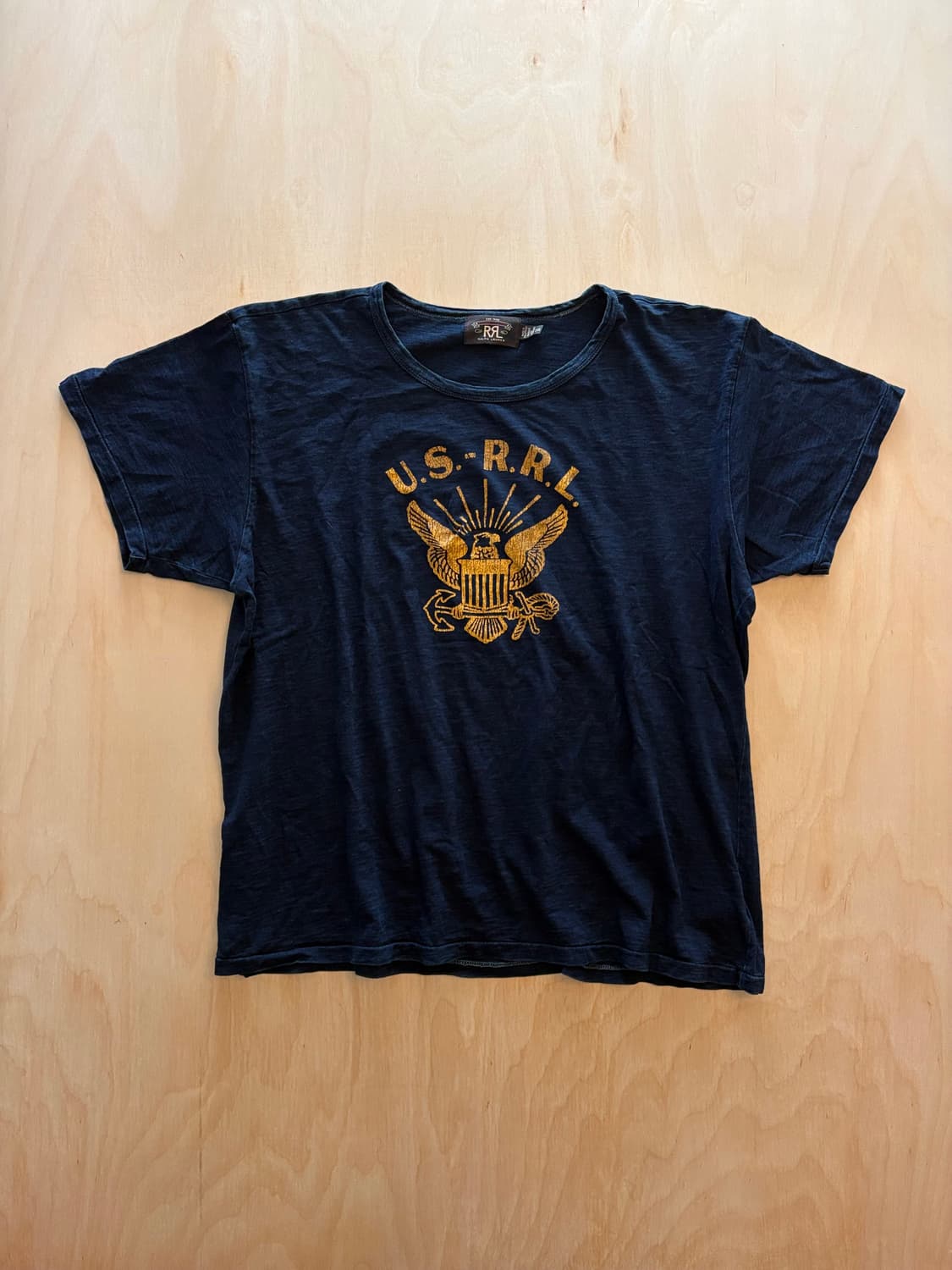 RRL 더블알엘 데님 반팔티셔츠  상품이미지1