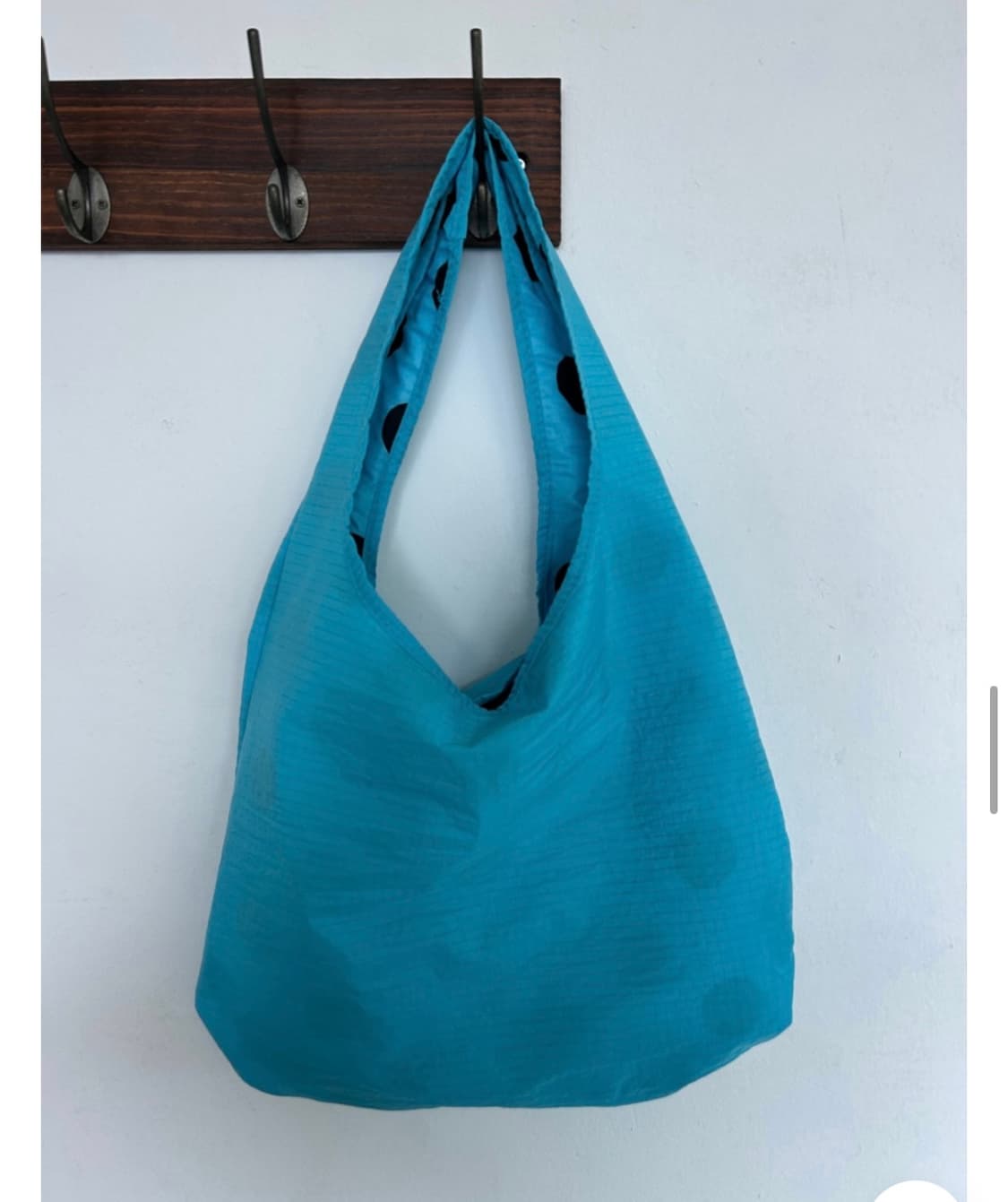 빈티지 블루 도트 에코백 상품이미지7